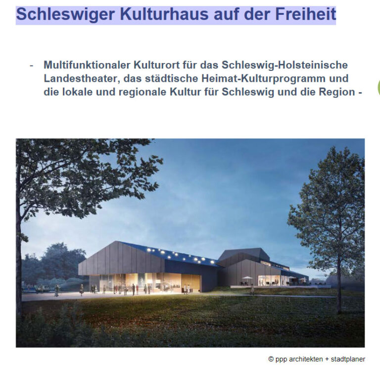 Schleswig: Kulturhaus Auf der Freiheit