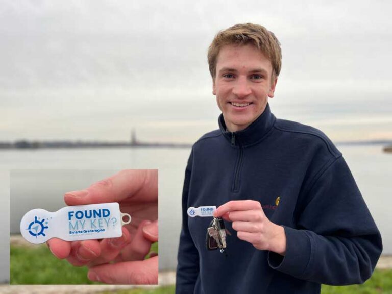 Schlüssel oder Handy verloren? Die Idee eines 18-jährigen Schülers macht Schleswig smarter