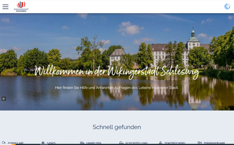 Die Stadt Schleswig hat ein neues Online-Portal