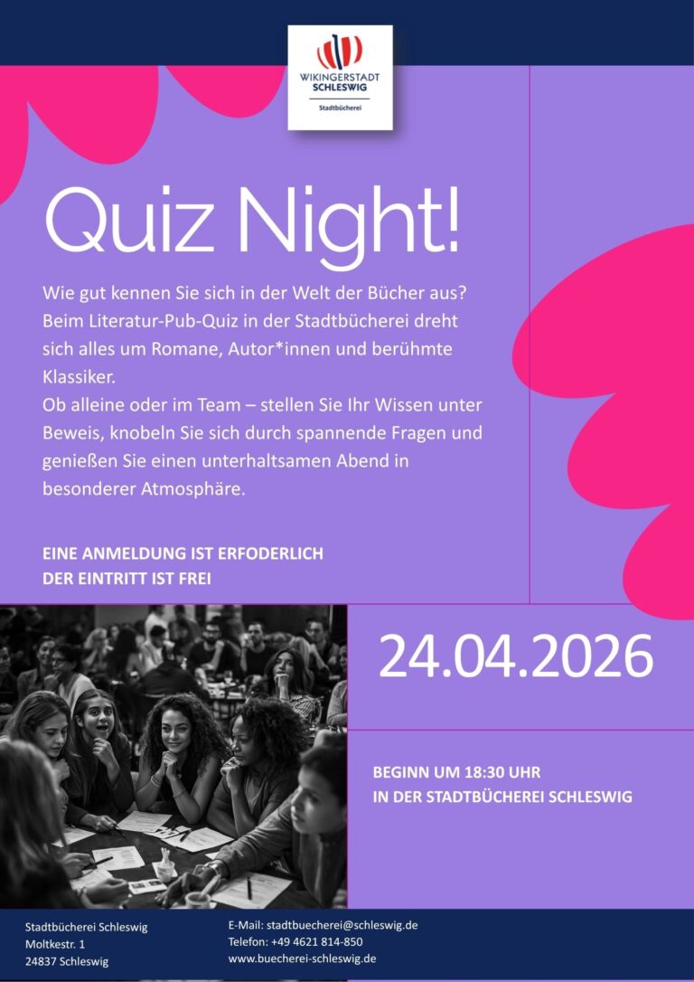 Quiz Night in der Stadtbücherei Schleswig