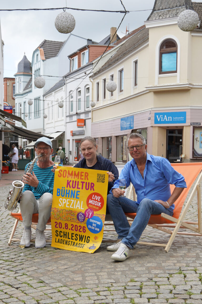 Sommerkulturbühne Spezial bringt Musik und Sommerflair in die Schleswiger Innenstadt